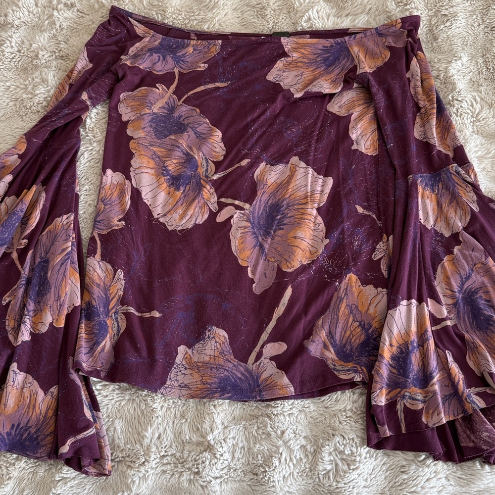 Free people birds of paradise top Floral Off-Shoulder Top - Picture 6 of 7